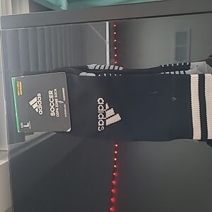 Adidas Men's Black Soccer Crew Socks